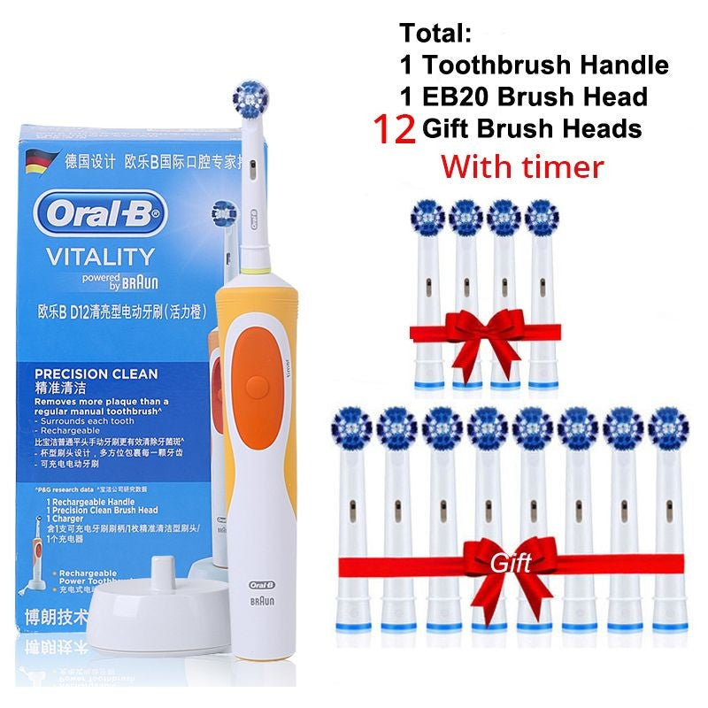 Oral-B Escova de Dentes Elétrica para Adultos – Limpeza Avançada e Sorriso Saudável