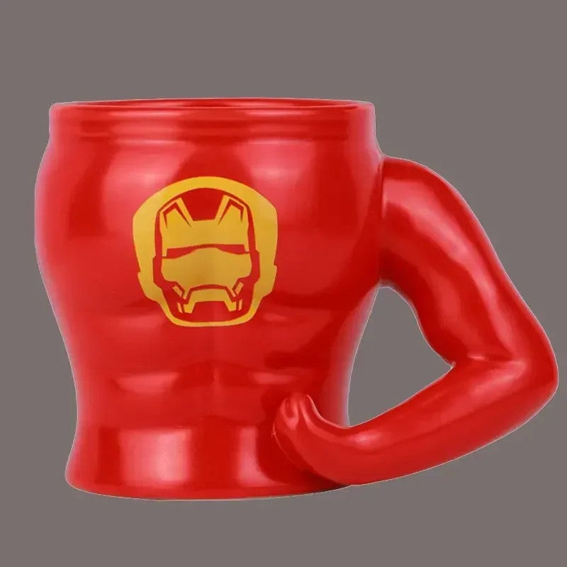 Caneca de Cerâmica Marvel Homem de Ferro - Grande Capacidade e Design Exclusivo