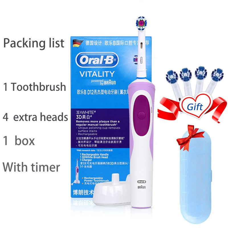 Oral-B Escova de Dentes Elétrica para Adultos – Limpeza Avançada e Sorriso Saudável