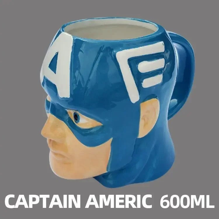 Caneca de Cerâmica Marvel Homem de Ferro - Grande Capacidade e Design Exclusivo