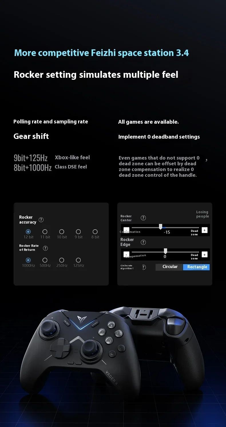 Flydigi Vader 4 Pro Gaming Controller – Controle Total para Gamers