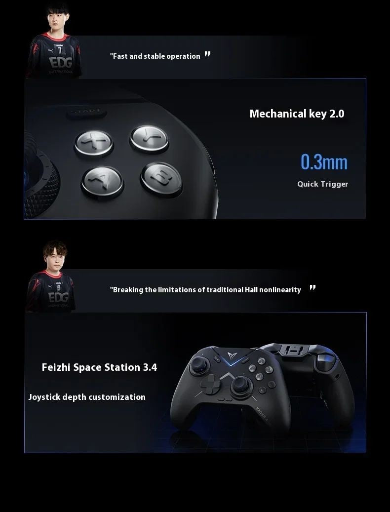 Flydigi Vader 4 Pro Gaming Controller – Controle Total para Gamers