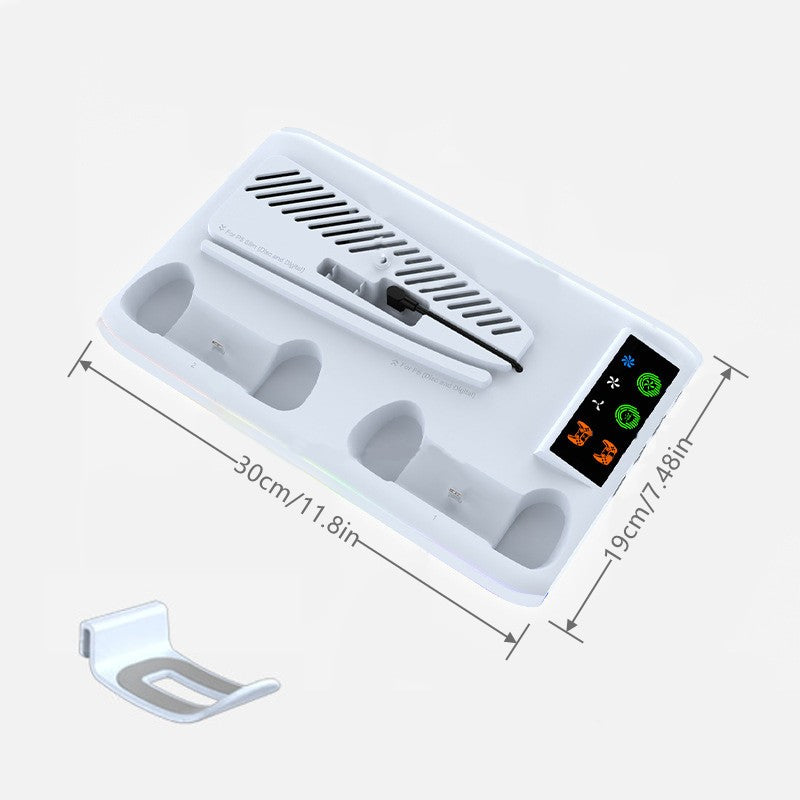 Suporte de Refrigeração RGB para PS5 Slim – Desempenho e Estilo para Seu Console