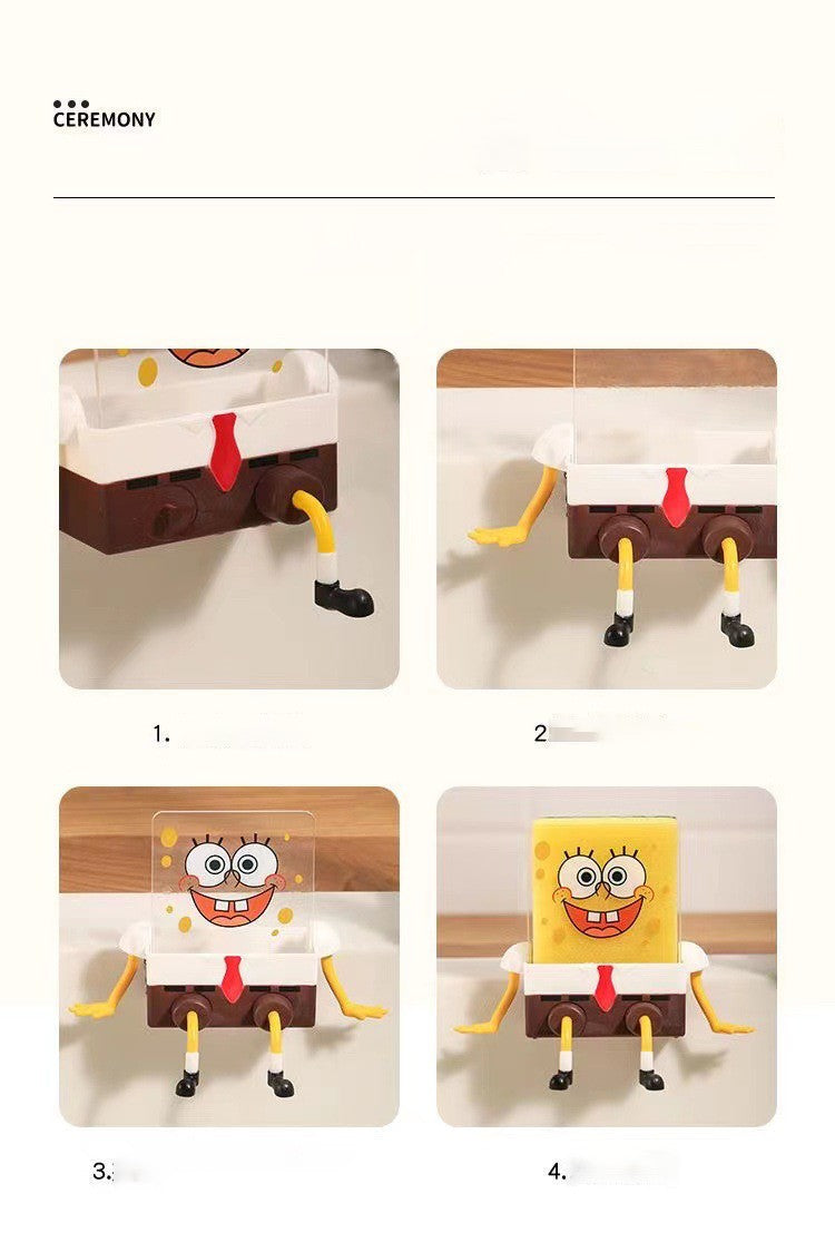 Bob Esponja SquarePants Escova de Lavar Louça – Diversão e Praticidade na Cozinha