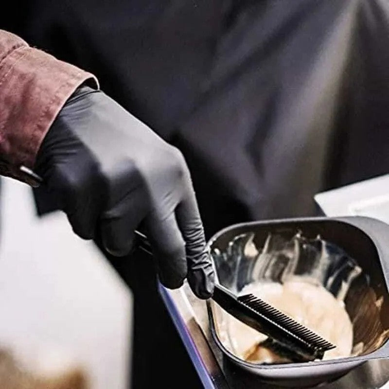 Luvas de Nitrilo Preto Engrossado Descartáveis – Proteção e Resistência em Qualquer Situação