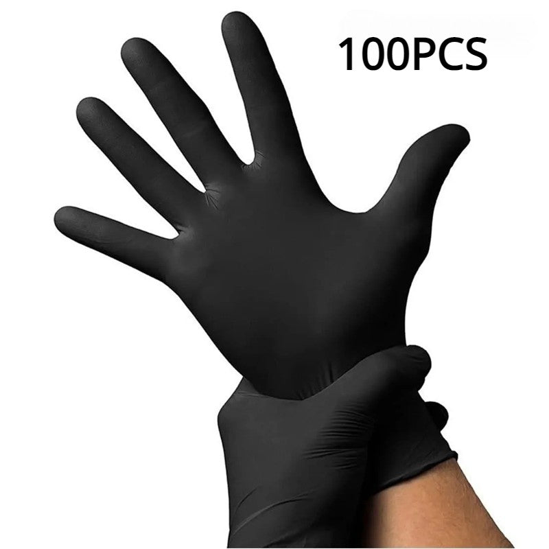 Luvas de Nitrilo Preto Engrossado Descartáveis – Proteção e Resistência em Qualquer Situação