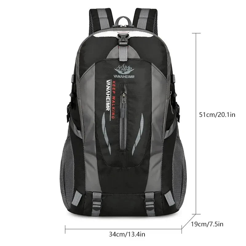 Mochila de Caminhada de Grande Capacidade 40L Impermeável: Pronta Para Qualquer Aventura ao Ar Livre