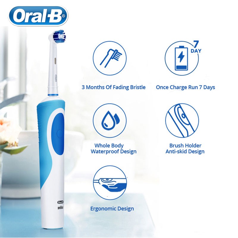 Oral-B Escova de Dentes Elétrica para Adultos – Limpeza Avançada e Sorriso Saudável