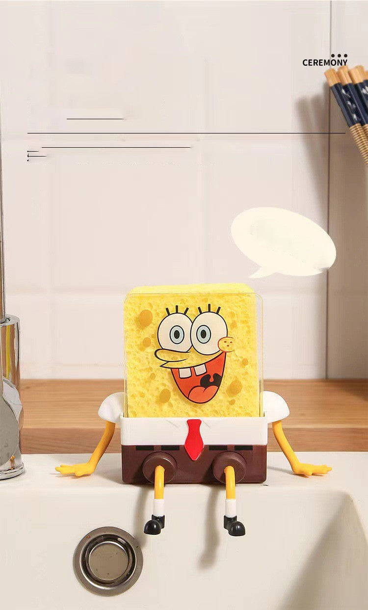 Bob Esponja SquarePants Escova de Lavar Louça – Diversão e Praticidade na Cozinha