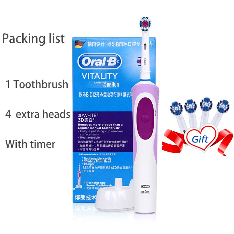 Oral-B Escova de Dentes Elétrica para Adultos – Limpeza Avançada e Sorriso Saudável