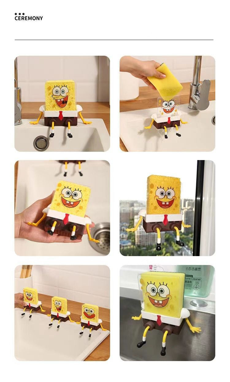 Bob Esponja SquarePants Escova de Lavar Louça – Diversão e Praticidade na Cozinha